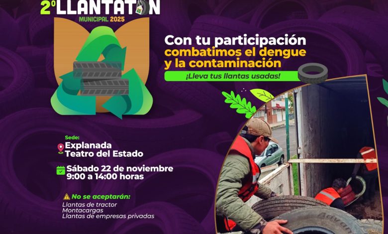 Invita Ayuntamiento al segundo Llantatón 2025