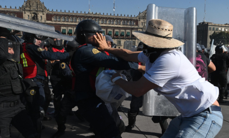 Procesan a 5 detenidos por violencia en marcha de la Generación Z